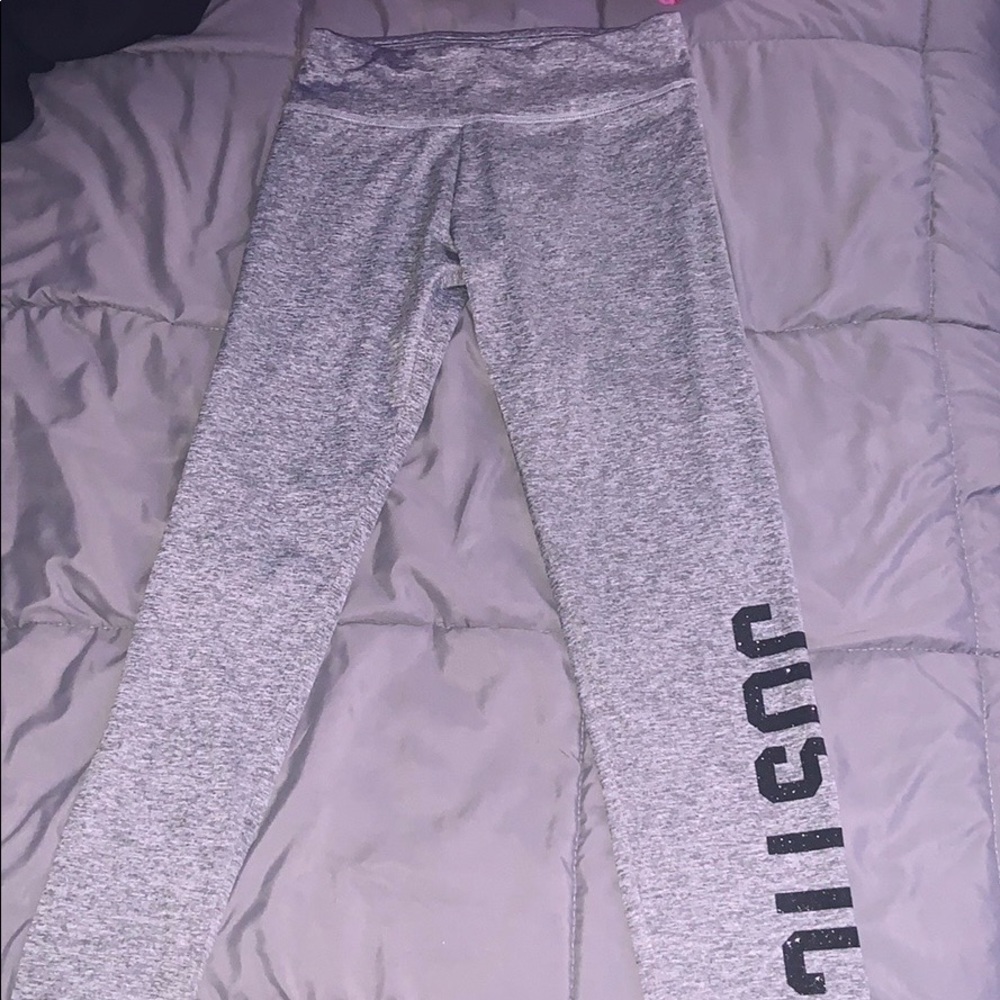 grey justice athletic leggings